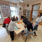 Pravljična ura v Občinski knjižnici Žalec