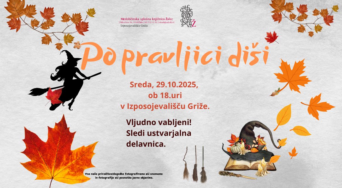 Po pravljici diši v Izposojevališču Griže oktober 2025