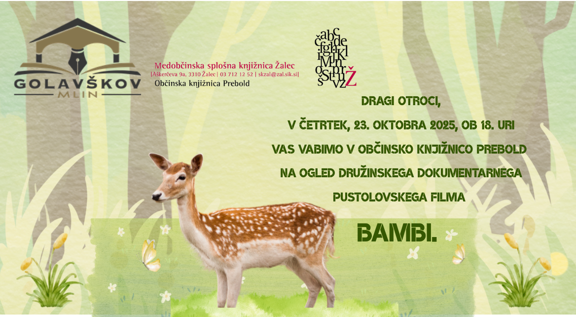 Letak film Bambi Prebold