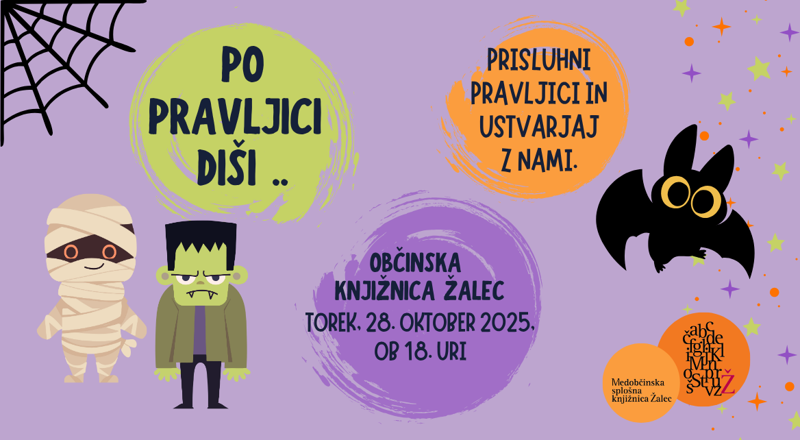 Po pravljici diši - pravljična ura v knjižnici Žalec
