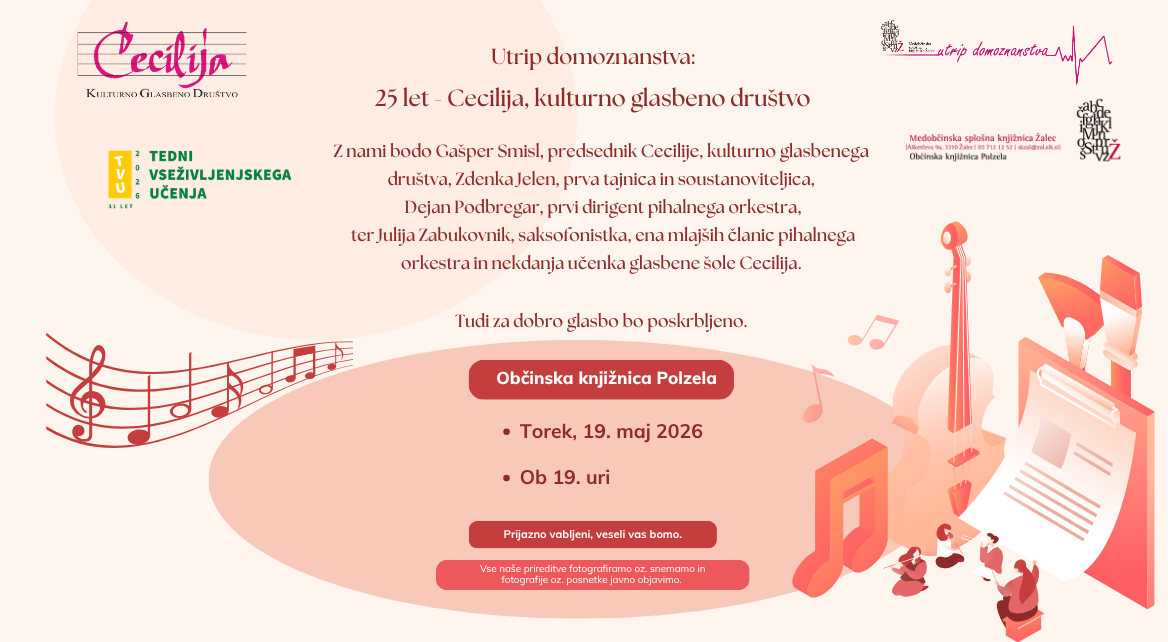 Cecilija, Utrip domoznanstva, maj 2026
